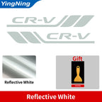 2pcs Car Badge Styling Cars Fender Side Bumper Leaf Plate Side Decorative Stickers For Honda CR-V Auto Vinyl Decal Accessories