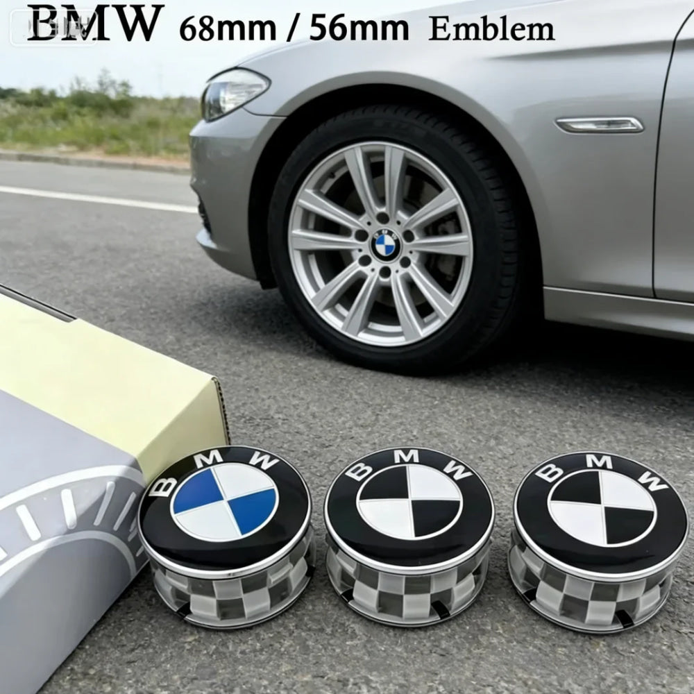 ABS 4Pcs 68mm 56mm For Bmw Performance E36 F20 E46 E39 E38 E90 E87 M pendant Accessories Car Wheel Center Hub Caps Cover