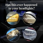 Professional Car Headlight Restorer - Removes Scratches and Blur, Restores Bulb Brightness, Expands Visibility, Suitable for Front and Rear Vehicle Lighting, Car Headlight Repair Fluid - Anti-Yellowing/Scratch/Fogging and Oxi