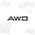 1Pcs 3D Chrome Metal Car AWD Letter Logo Fender side Rear Bumper Trunk Emblem Sticker For Lexus IS200 IS250 IS300 IS350 Decor