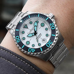 CADISEN AQUA DIVER New Brand Luxury Men Watches Automatic Watch Japan MIYOTA 8215 100M Waterproof Luminous Mechanical Wristwatch