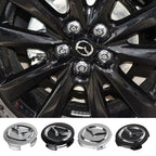 4pcs 56mm Car Wheel Center Hub Cap Badge Emblem Cover For Mazda 3 6 CX5 2 CX3 CX9 MX5 RX8 Axela Demio Atenza MS Auto Accessories