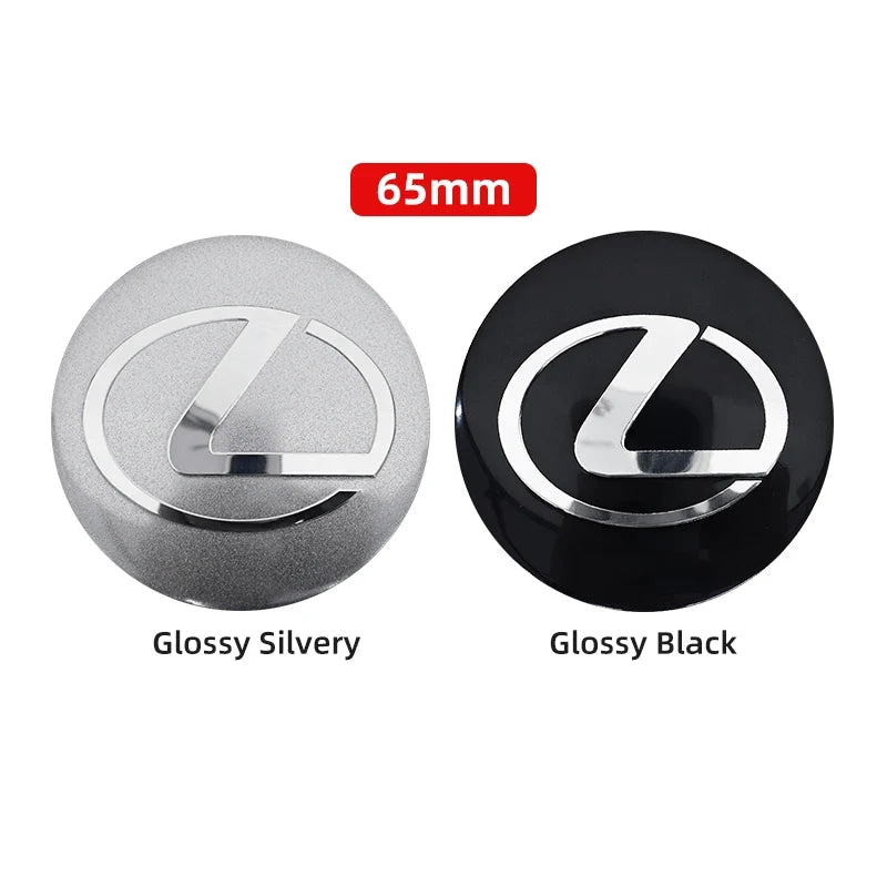 56mm 60mm 65mm Car Wheel Center Emblem Hub Caps Stickers For Lexus RX300 IS200 IS250 ES350 Ct200h UX250h NX300h RX350 ES300h LBX