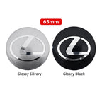 56mm 60mm 65mm Car Wheel Center Emblem Hub Caps Stickers For Lexus RX300 IS200 IS250 ES350 Ct200h UX250h NX300h RX350 ES300h LBX