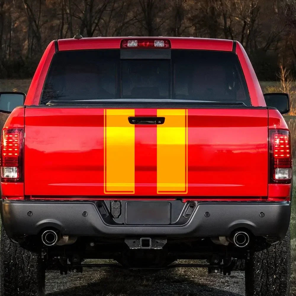 Car Hood Tailgate Stickers For Dodge Ram 1500 2500 Hemi Rebel Truck Graphic Pickup Decal Vinyl Cover Auto Tuning Accessories