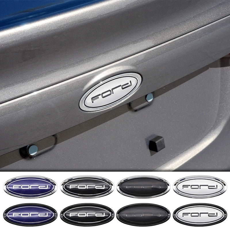 Ford Letter Badge Car Emblem Badge Sticker Front Hood ABS Rear Trunk Tailgate For Fiesta Ranger Mondeo Focus Escape Kuga Edge