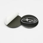 For Subaru STI Forester Impreza Legacy Outback XV BRZ WRX Tribeca ABS 4pcs Car Wheel Stickers 56mm Auto Center Hub Cap Decal