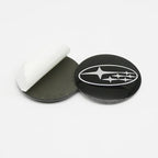 For Subaru STI Forester Impreza Legacy Outback XV BRZ WRX Tribeca ABS 4pcs Car Wheel Stickers 56mm Auto Center Hub Cap Decal