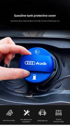 Aluminum Alloy Car Badge Fuel Tank Cap Decoration Cover For Audi A3 A1 A4 B9 A5 B7 Q5 Q3 Q2 8i TT Mk1 Mk2 S3 A7 S3 8V 8Y Q4 B9