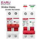 DC 1000V Solar Mini Circuit Breaker Overload Protection Switch 6A/10A/16A/20A/25A/32A/40A/50A/63A 2P DC1000V Photovoltaic MCB PV