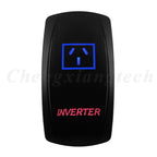 Waterproof 5 Pins SPST On/Off Rocker Switch Blue & Red Led 20A/12V 10A/24V Toggle Switch GPS for Cars,Trucks, RVs, Boats
