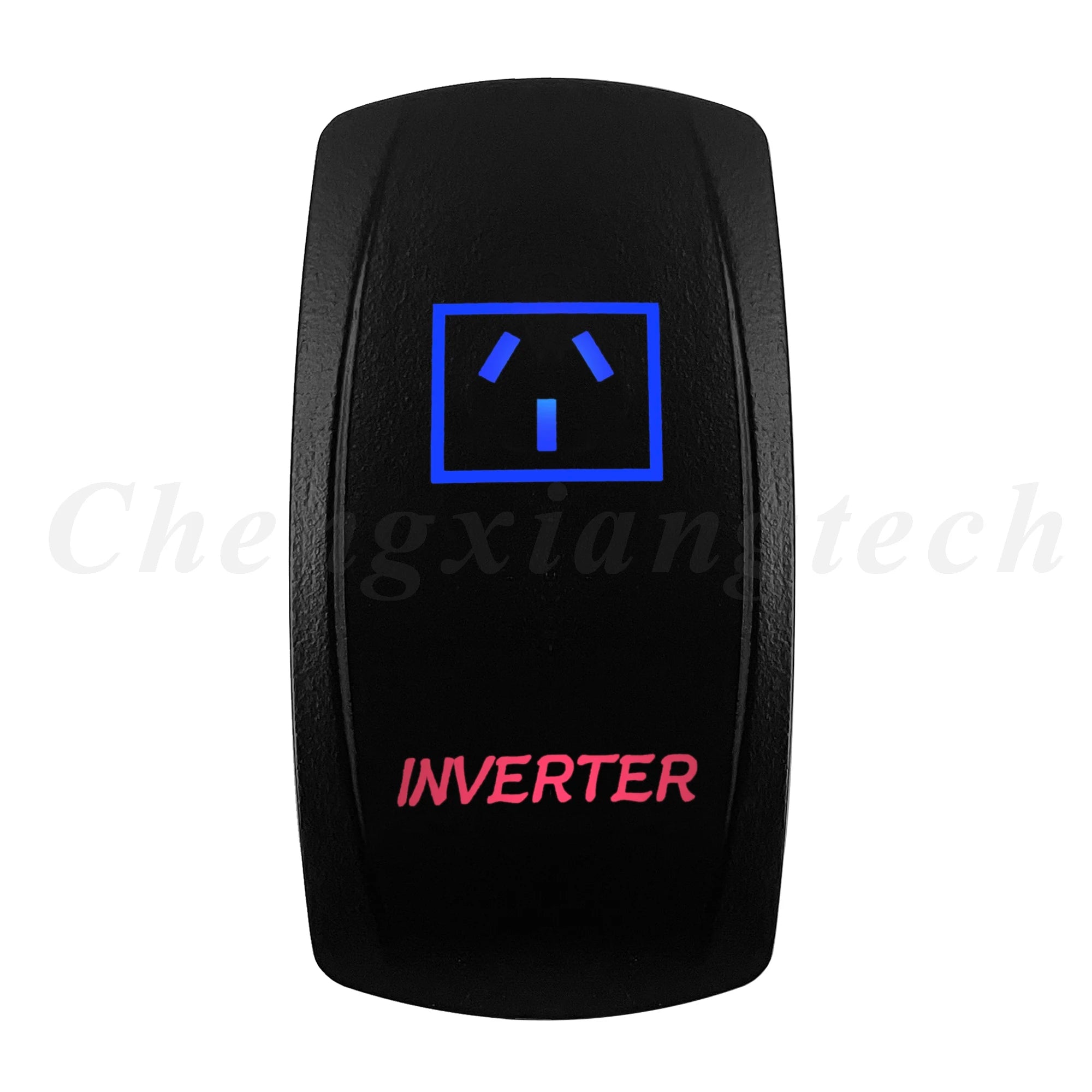 Waterproof 5 Pins SPST On/Off Rocker Switch Blue & Red Led 20A/12V 10A/24V Toggle Switch GPS for Cars,Trucks, RVs, Boats