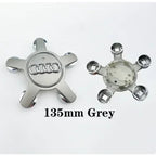 Audi 4pcs 60mm 61mm 68mm 69mm 123mm Car Styling Wheel Center Cap Hub Covers Badge for Audi A3 A4 A5 A6 A7 A8 S4 S6 Sticker