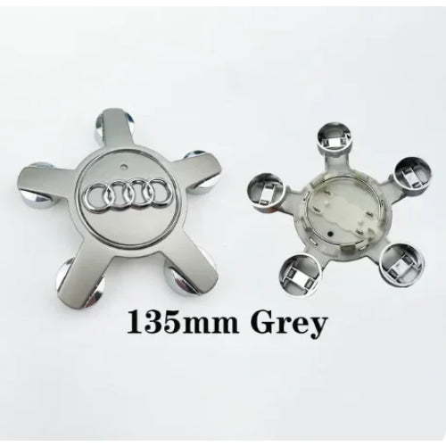 Audi 4pcs 60mm 61mm 68mm 69mm 123mm Car Styling Wheel Center Cap Hub Covers Badge for Audi A3 A4 A5 A6 A7 A8 S4 S6 Sticker