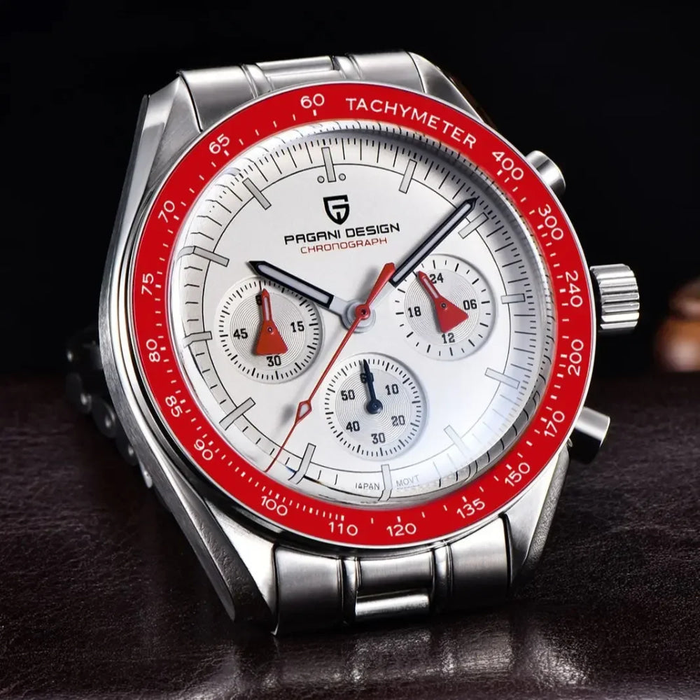 2025 New PAGANI DESIGN AK Project Mars Men's Watches Luxury Quartz Watch Men AR Sapphire Speed Sport Chronograph Automatic Date
