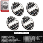 4pcs Car Door Lock Cover For BMW3 5Series X1X3X4X5 G01 G20 G32 F48 G45 G02 F15 G05 G07 G60 Anti Rust Protective Trim accessories
