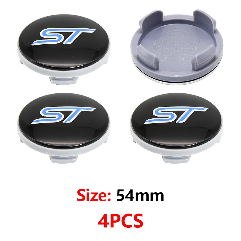 4Pcs 54mm 62mm 65mm 3D ABS Aluminum Car Wheel Center Hub Caps Universal Replacement Badges For Auto Rims Exterior Tuning Trim