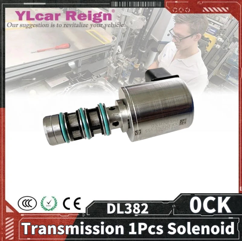 0CK DL382 Automatic Transmission 1Pcs Solenoid Valve For AUDI A4 A5 A6 A7 A8 Car Accessories Auto Parts