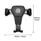 Car Mobile Phone Holder Air Outlet Gravity Sensor Auto Accessories For Alfa Romeo Giulia Stelvio Giulietta 156 159 147 Mito Brer