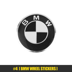 4Pcs 56mm Car Badge Wheel Center Hub Cap Sticker Accessories For BMW M E46 E90 E60 F30 F10 E39 E36 F20 G30 G20 E87 E92 E91 X1 X5