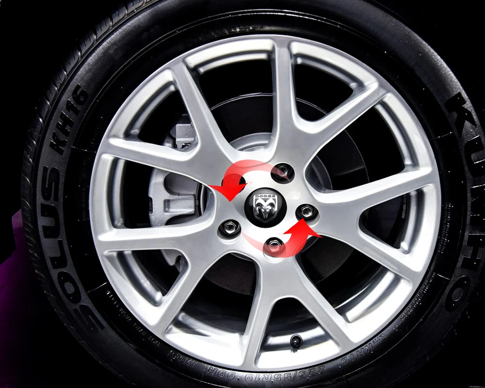 56MM Car Wheel Center Cover Sticker Hub Cap Accessories For Dodge Durango Caliber Dakota Neon SRT SXT Nitro Avenger Dart Viper