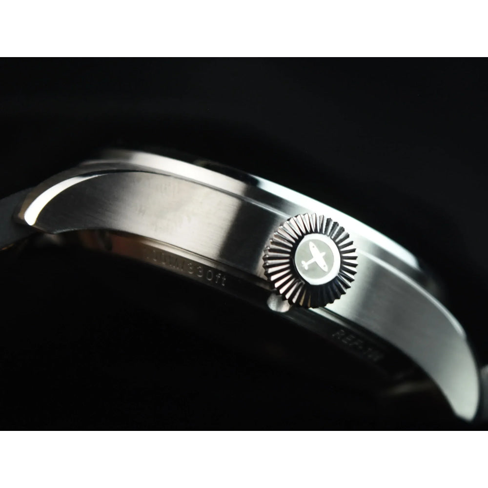 HRUODLAND Pilot Watch for Men BGW-9 Luminous Mechanical Wristwatch 316L Stainless Steel Sapphire Glass 10ATM Waterproof F016