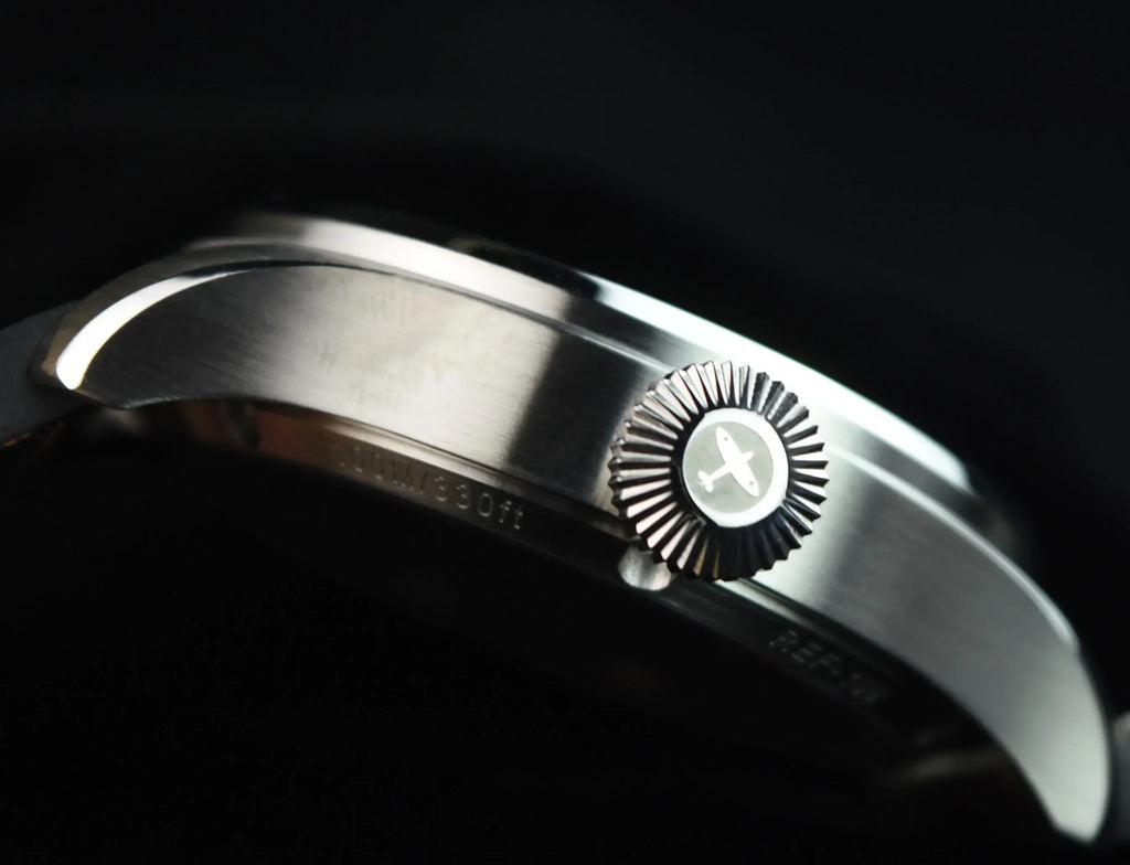 HRUODLAND Pilot Watch for Men BGW-9 Luminous Mechanical Wristwatch 316L Stainless Steel Sapphire Glass 10ATM Waterproof F016