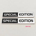 2pcs 3D Aluminum LIMITED/SPECIAL EDITION Emblem Badge Car Stickers Decal For Audi Honda Opel Toyota Mercedes Mazda Motorcycle