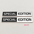 2pcs 3D Aluminum LIMITED/SPECIAL EDITION Emblem Badge Car Stickers Decal For Audi Honda Opel Toyota Mercedes Mazda Motorcycle