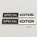 2pcs 3D Aluminum LIMITED/SPECIAL EDITION Emblem Badge Car Stickers Decal For Audi Honda Opel Toyota Mercedes Mazda Motorcycle