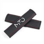 Car Seat Belt Nappa Leather Belt Shoulder Covers Interior For Alfa Romeo Giulia Stelvio Giulietta MITO Auto Accessories