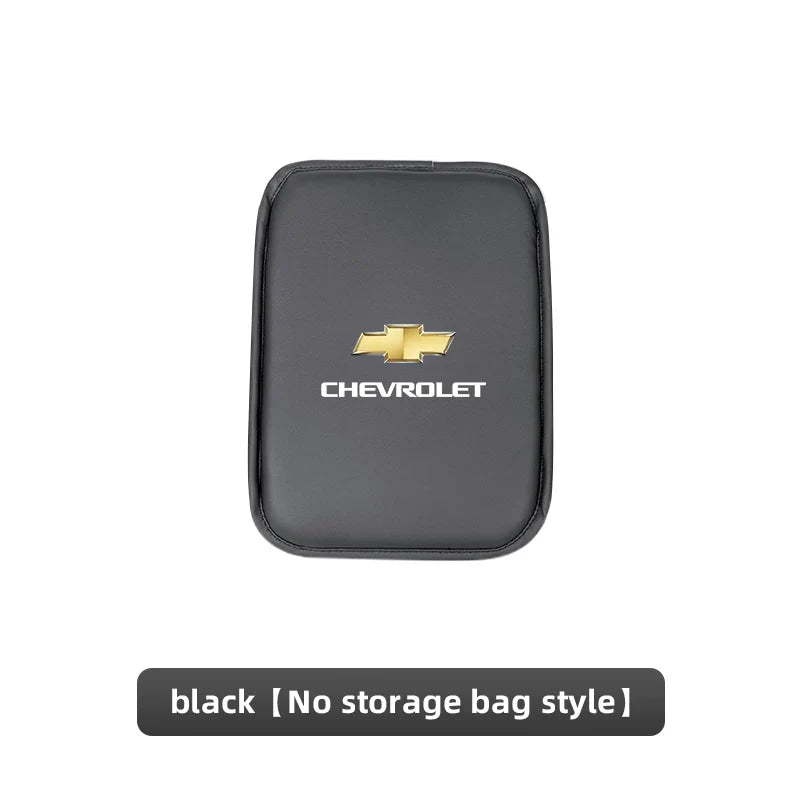 Leather Car Armrest Box Pad Auto Armrest Mat High Quality Accessorie For Chevrolet Camaro Colorado Cobalt Beat Groove Volt Trax