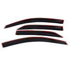 Outside 4 Pieces Black Window Visors Shade Sun Rain Wind Guards Cover Acrylic Replacement for Toyota Corolla 2009 2010 2011 2012