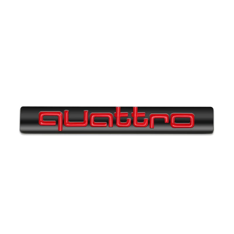 NEW Audi Sline Metal Logo Car Sticker Aluminum Emblem For Audi S Line Quattro A1 A3 A4 A5 A6 A7 A8 Q2 Q3 Q5 Q6 Q7 Q8 Accessories
