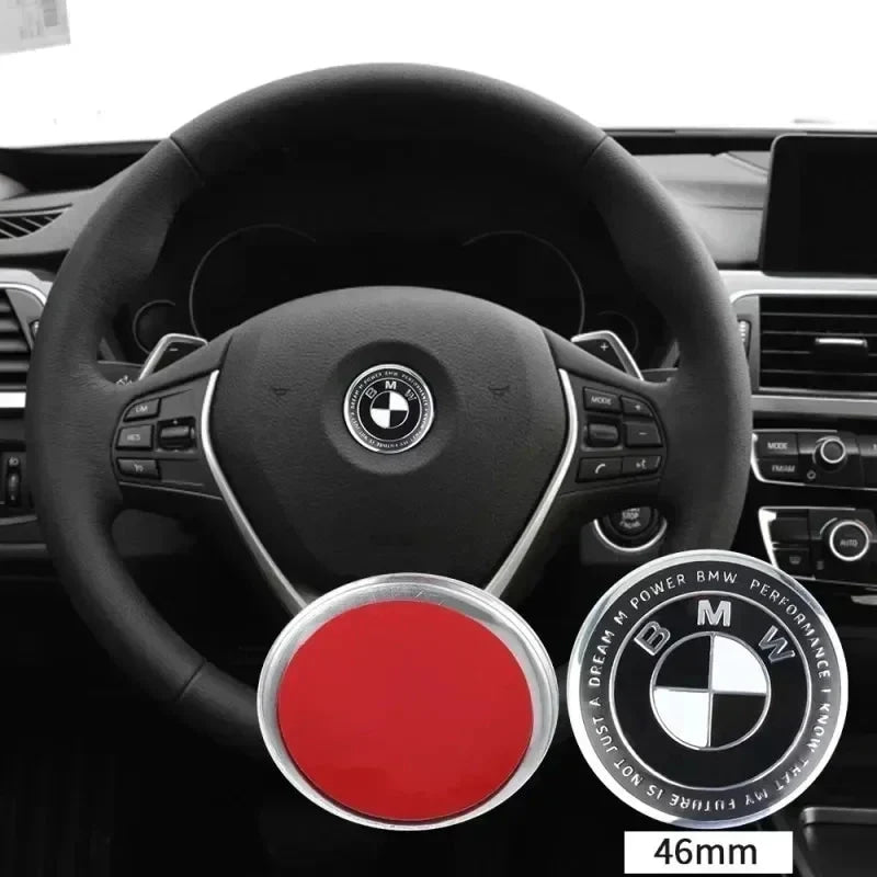 Interior Mouldings 45 mm For BMW Car Steering Wheel Badge Sticker Decoration Accessories For BMW 325i 320Li 325Li 330Li F30 F10