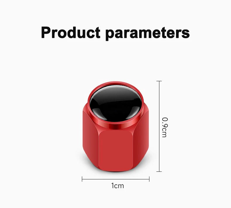 5Pcs Metal For BWM M E34 E36 E60 E90 E46 F10 F20 F30 X5 X6 X1 M3 M5 M6 E71 Car Wheel Tire Valve Cap Protection Cover Accessories