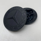 1PC 56mm Car Hood Emblem Badge Bonnet Emblem Cover For Mercedes Benz Brabus AMG W124 W163 W202 W203 W204 W210 W211 W205 Sticker