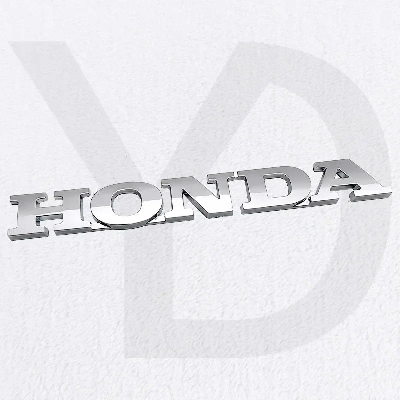 ABS Car 3D Emblem Letter Stickers Rear Tail Trunk Badge for Honda Logo CRV HRV Fit Jazz City Odyssey Jade Vezel NSX Accord Civic