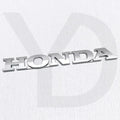 ABS Car 3D Emblem Letter Stickers Rear Tail Trunk Badge for Honda Logo CRV HRV Fit Jazz City Odyssey Jade Vezel NSX Accord Civic