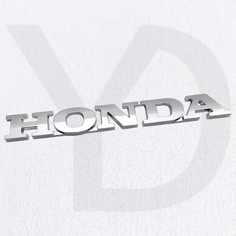 ABS Car 3D Emblem Letter Stickers Rear Tail Trunk Badge for Honda Logo CRV HRV Fit Jazz City Odyssey Jade Vezel NSX Accord Civic