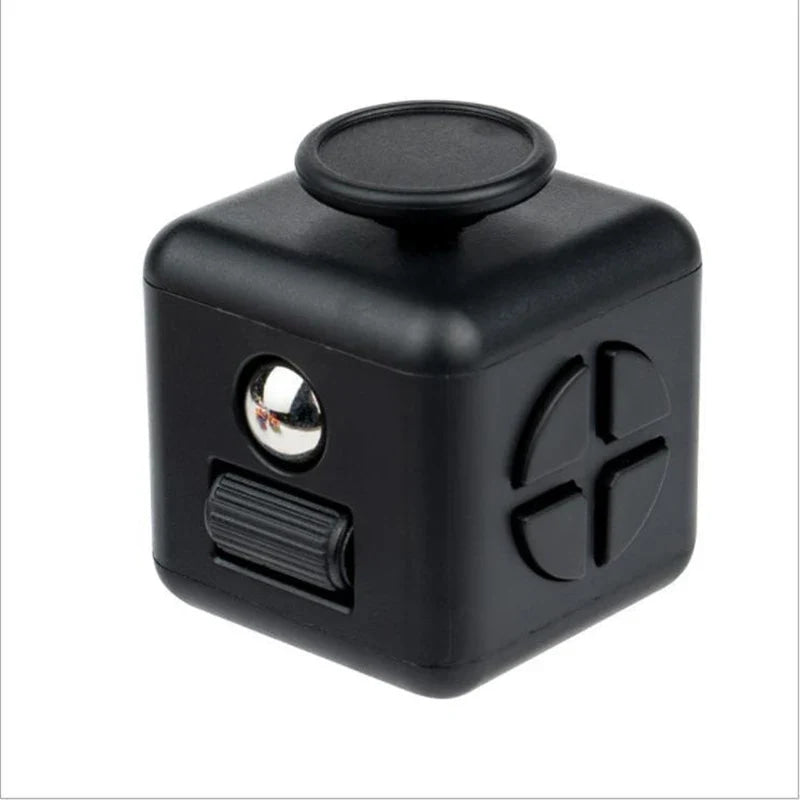 6/12 Sides Cube Decompression Toy Rainbow Stress Relief Autism ADHD OCD Anxiety Sensory Toys Fingertip Desk Toy for Kids Adult