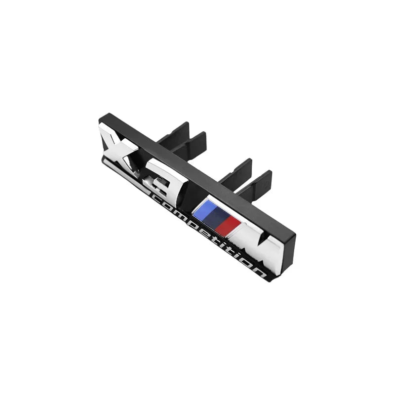 1Pcs  3D ABS Plastic M Series Decor Badge, Front Grille M Sport Logo Car Styling Trim Accessories for BMW M Competition Mo