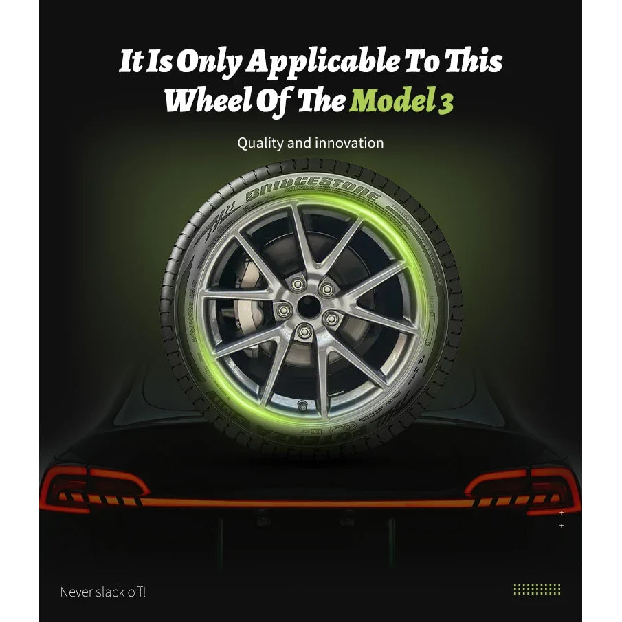 4PCS for Model 3 (2017-2023) 18 Inch Blade Wheel Cover Hubcaps Whirl Cap Rim Cover Replacement Wheel Cap Accessories for Tesla