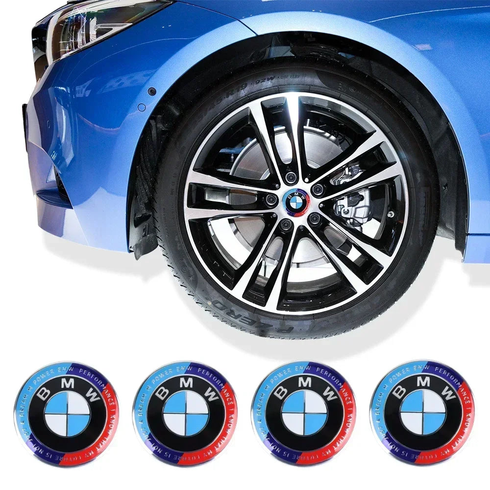 60mm-4pcs BMW hub cover tire center is suitable for hub cover replacement parts with 60mm diameter.