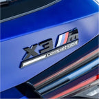 3D Metal Car Body Side Badge Body Rear Trunk Decor Sticker Modification For BMW M X1 X2 X3 X4 X5 E84 F26 E83 F25 E53 E70 E71 G02