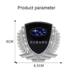 3D Car Window Side Emblem Rear Trunk Metal Badge Sticker Styling for Subaru Outback Impreza Forester Levorg XV STI Ascent Legacy