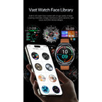2026 New ECG AI Health Smartwatch for Men 1.53"AMOLED BP/Heart Rate Monitor BT Call IP68 Waterproof Smart Watch for Android IOS