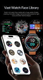 2026 New ECG AI Health Smartwatch for Men 1.53"AMOLED BP/Heart Rate Monitor BT Call IP68 Waterproof Smart Watch for Android IOS