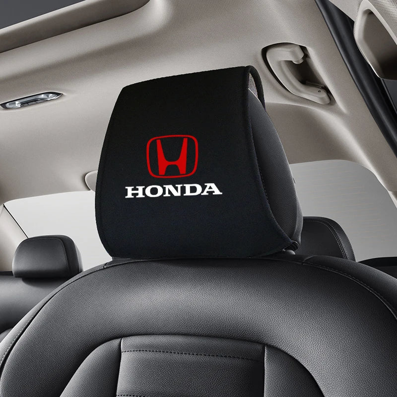 Car Interior Accessories Super Soft Cotton Headrest Cover For Honda Odyssey Spirior CRV Civic XR-V HR-V City Accord Jazz