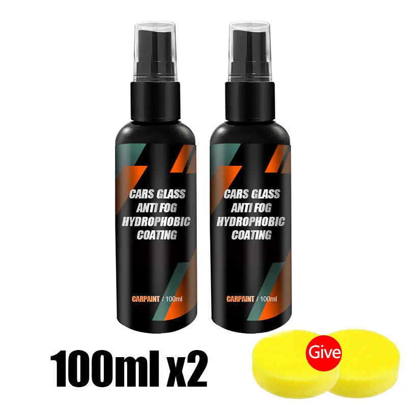 Repelente de Agua para Vidrios de Automóviles, Revestimiento Nano Hidrofóbico, Agente Impermeabilizante, Eliminador de Película de Aceite, Agente para Película de Vidrio Automotriz